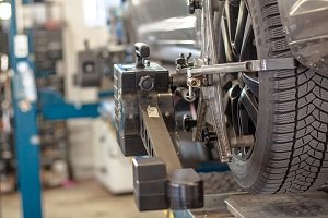 Wheel Alignment Service in Auto Repair Shop