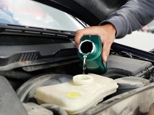 Close-up of a vehicle engine