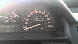 Close-up of car dashboard Close-up of car dashboard
