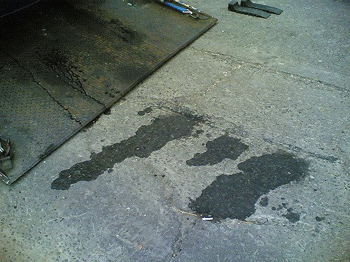 leaks on the ground leaks on the ground