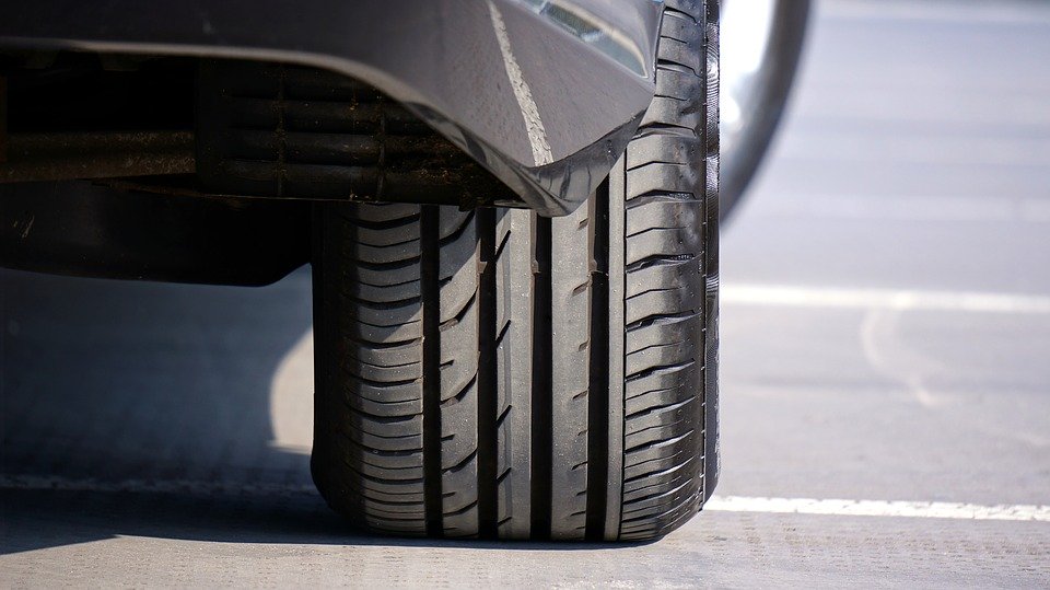 New Vehicle Tire Close-Up