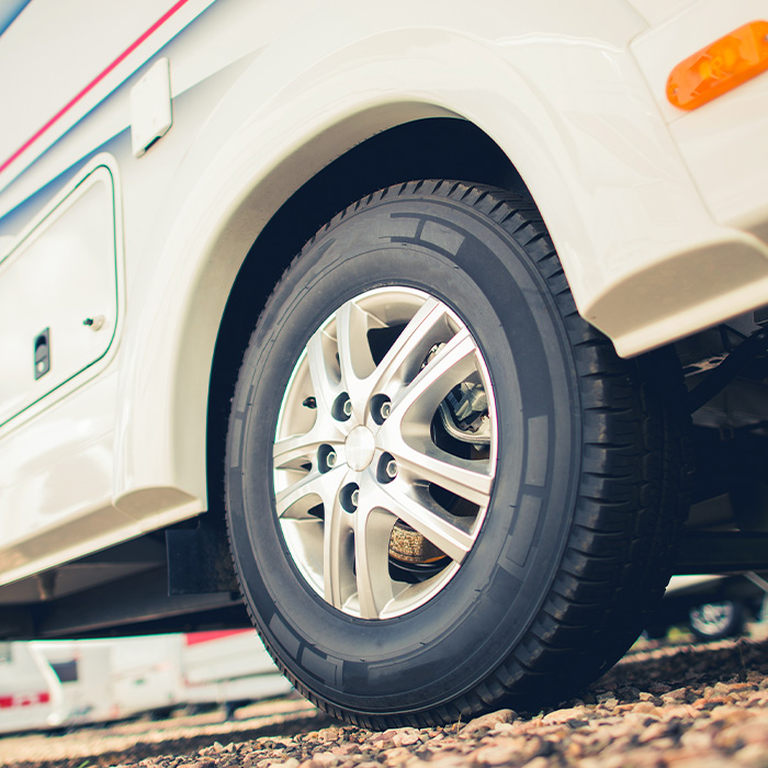 New tires for RV camper van