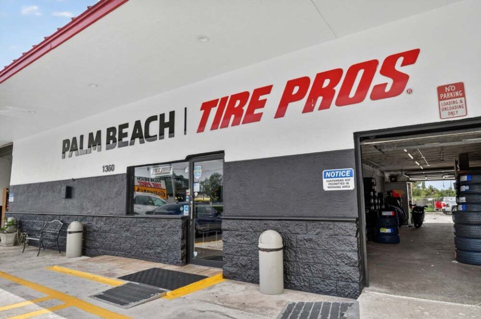 Palm Beach Tire Pros front view of shop