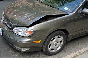 Vehicle with Front-End Damage Vehicle with Front-End Damage